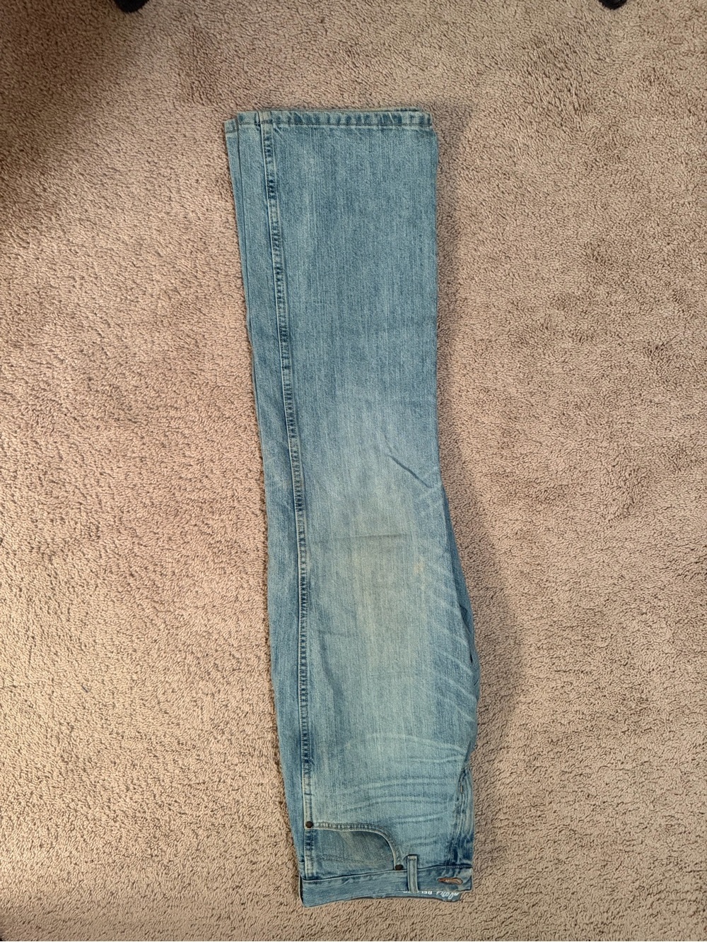Men’s Light Blue Bootcut Jeans - Classic Everyday Style